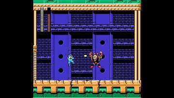 Mega Man 3 - Doc Crash Man (buster only, no damage) - method 1: easier (precise timing shooting)