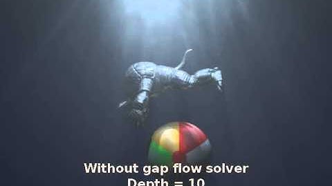 underwater rigid body collision