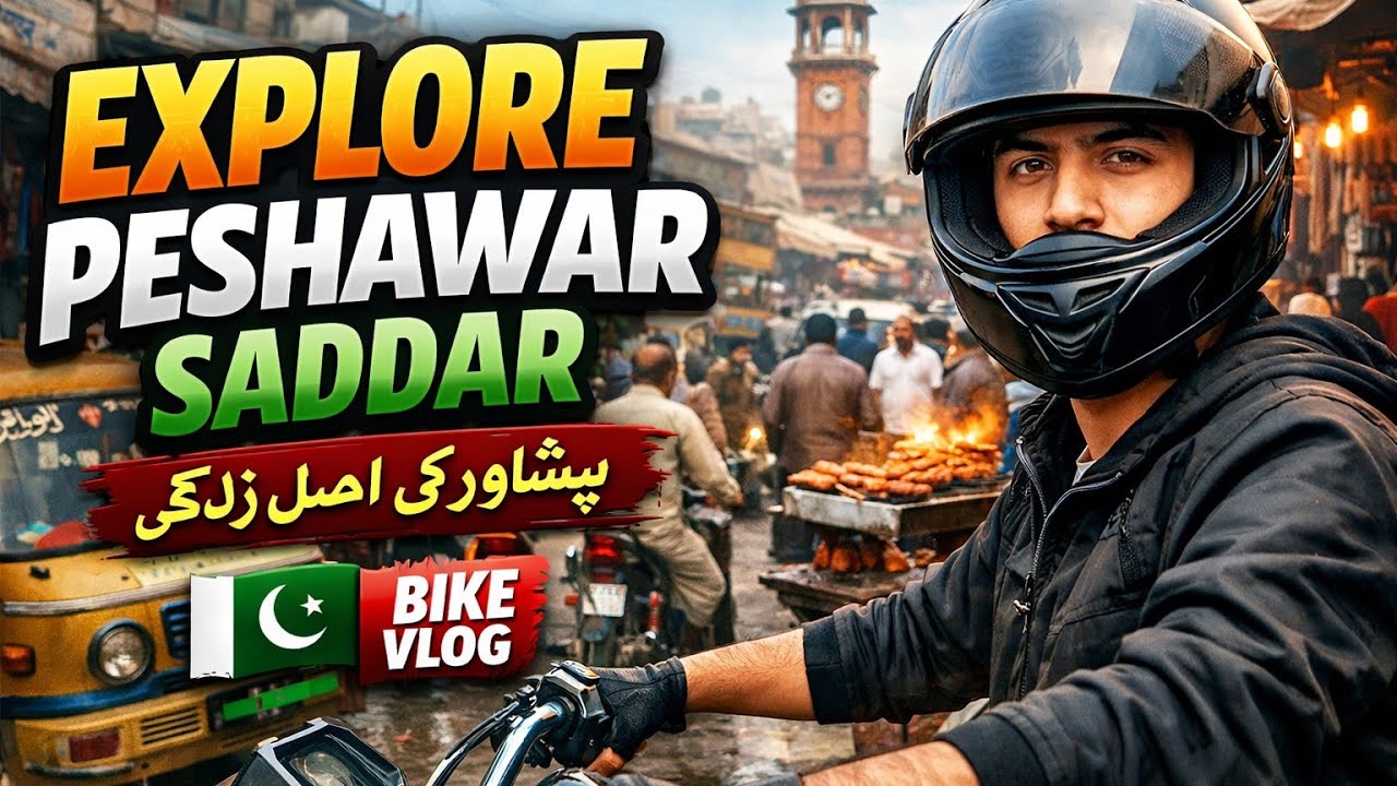 My First Impression About Peshawar | Old City Energy & Modern Rush in 2025 