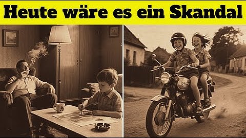 Heute wäre es ein Skandal – so lebten wir in den 70ern und 80ern