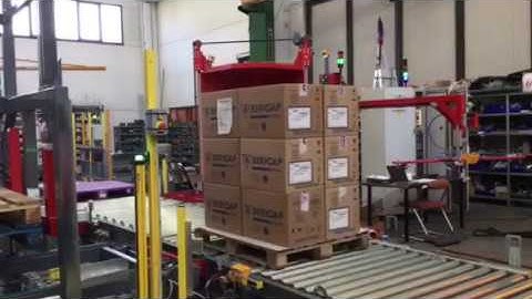 Inline pallet exchanger - TOPPY VSHAPE (boxes)