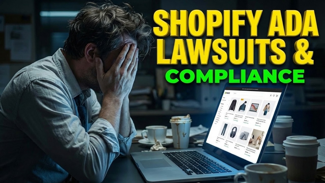 Shopify Website ADA Lawsuit and Demand Letter Guidance 