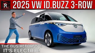 The 2025 Volkswagen ID.Buzz 3Row Is An Electric Bus Designed To Make Vans Cool Again