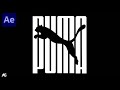 Puma Logo Animation in Adobe After Effects - After Effects Logo Animation Tutorial.