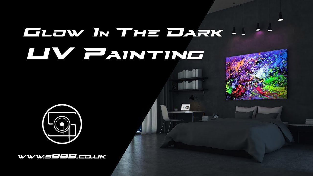 Glow in the dark UV Painting. 