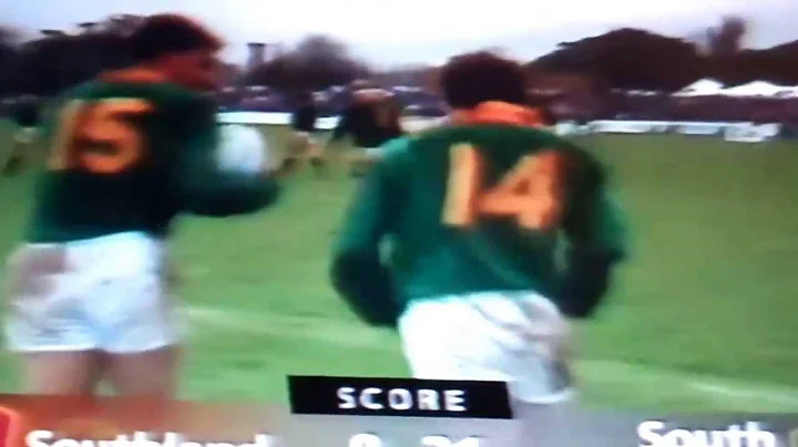 Chris Badenhorst first try 1994 Southland