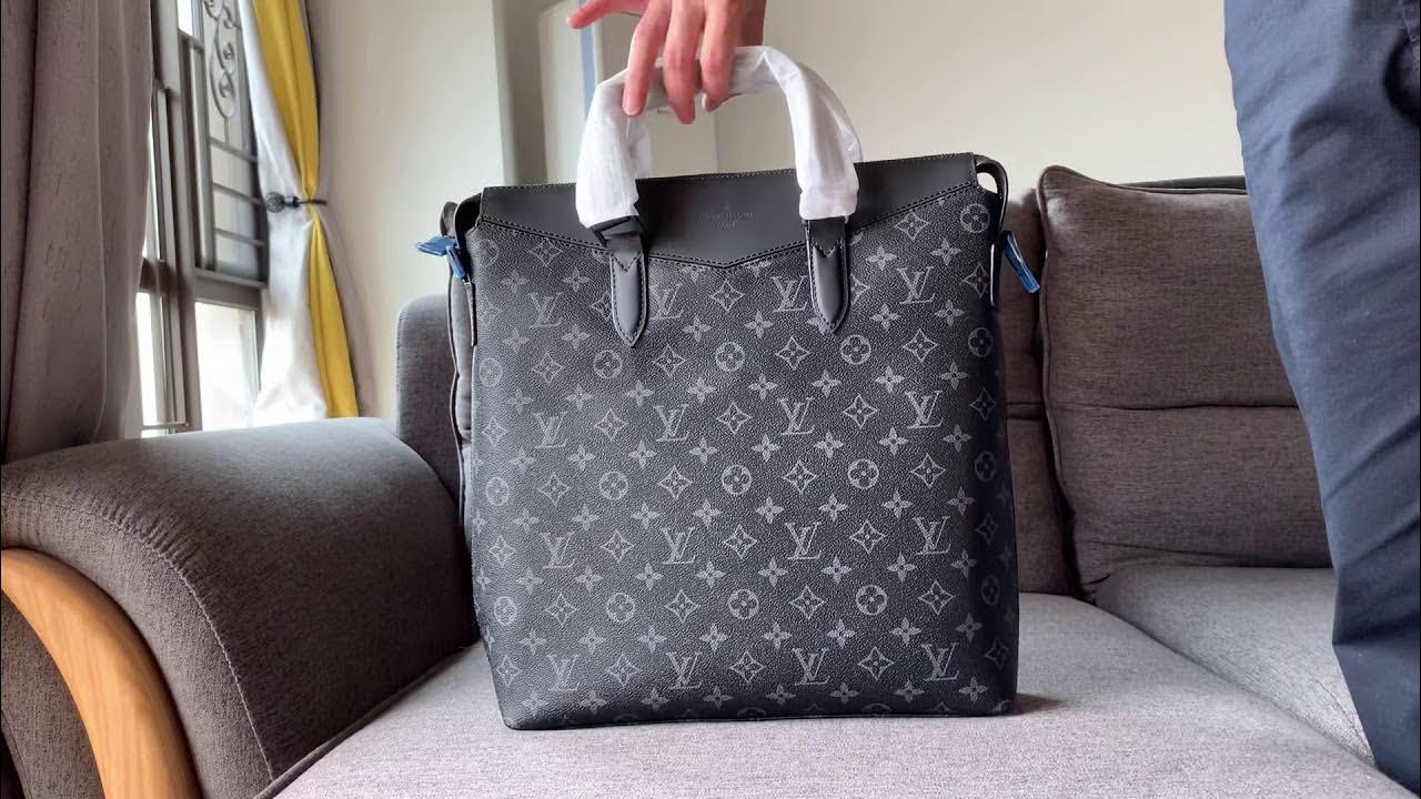 Louis Vuitton Briefcase Explorer Grey Monogram Eclipse