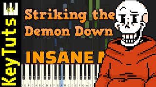 Striking the Demon Down [Underswap] - Insane Mode [Piano Tutorial] (Synthesia)