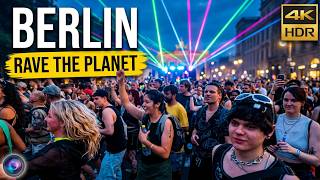 Rave the Planet 2026 Berlin: Dusk to Nightfall & Electric Laser Energy | 4K 50fps HDR (Part 4)