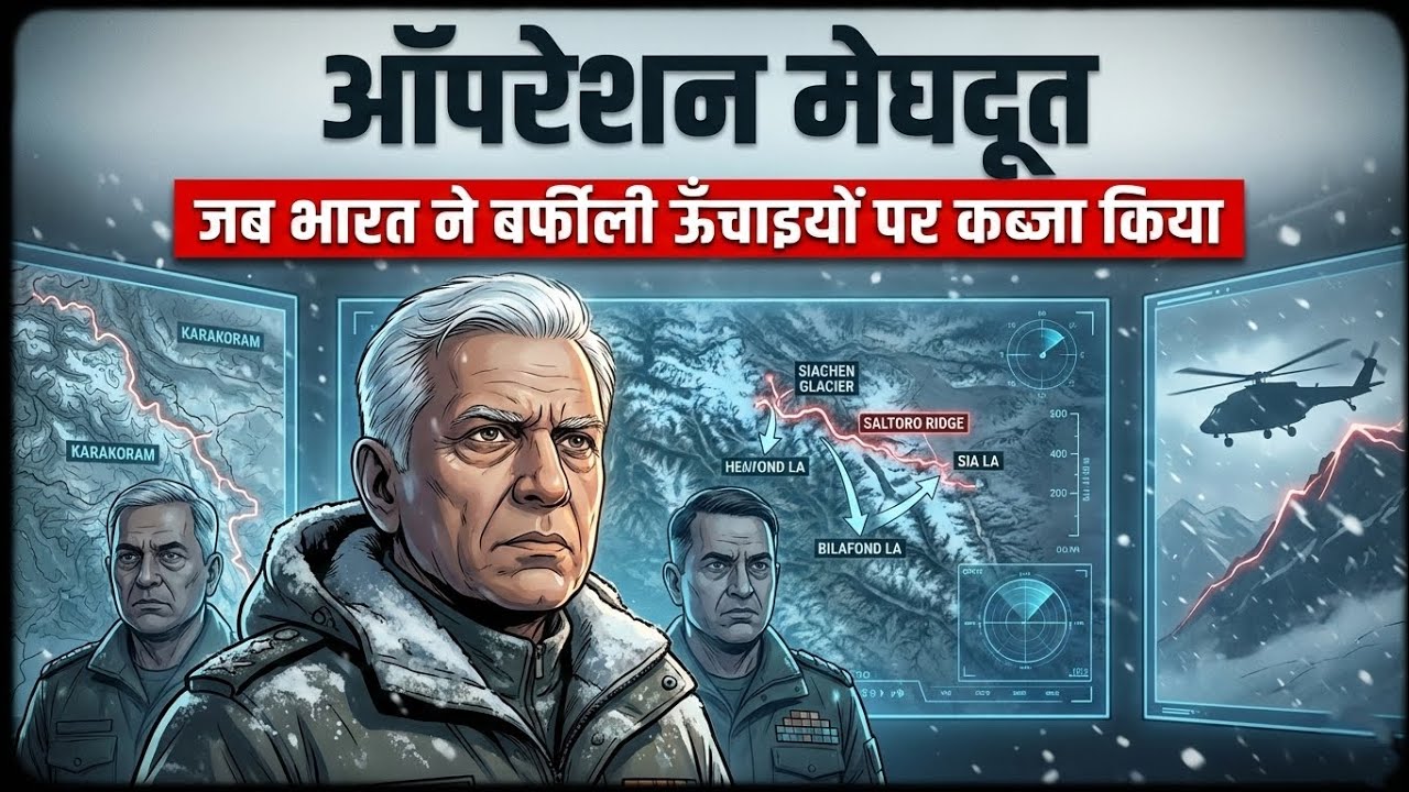 Operation Meghdoot: Kaise India Ne Duniya Ke Sabse Oonche Battlefield Par Pehle Kabza Kiya | Siachen