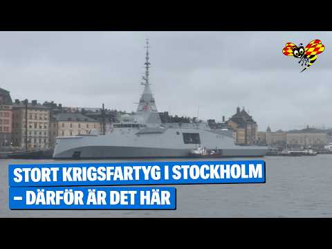 Därför är det ett stort fartyg i Stockholm just nu