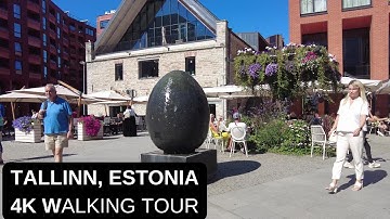 City walks series - Tallinn, Estonia (4K walking tour)