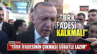 Erdoğan: \