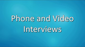 Video and Phone Interview Tips for Communication and Media Studies Students