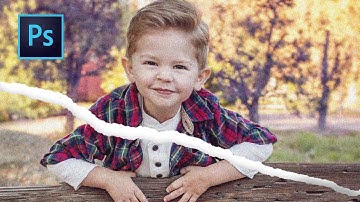 Ripped Paper Portrait Effect - Photoshop Tutorials