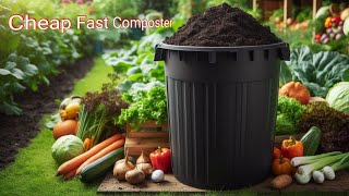 How To Make a Compost Bin Trash Can Fast
