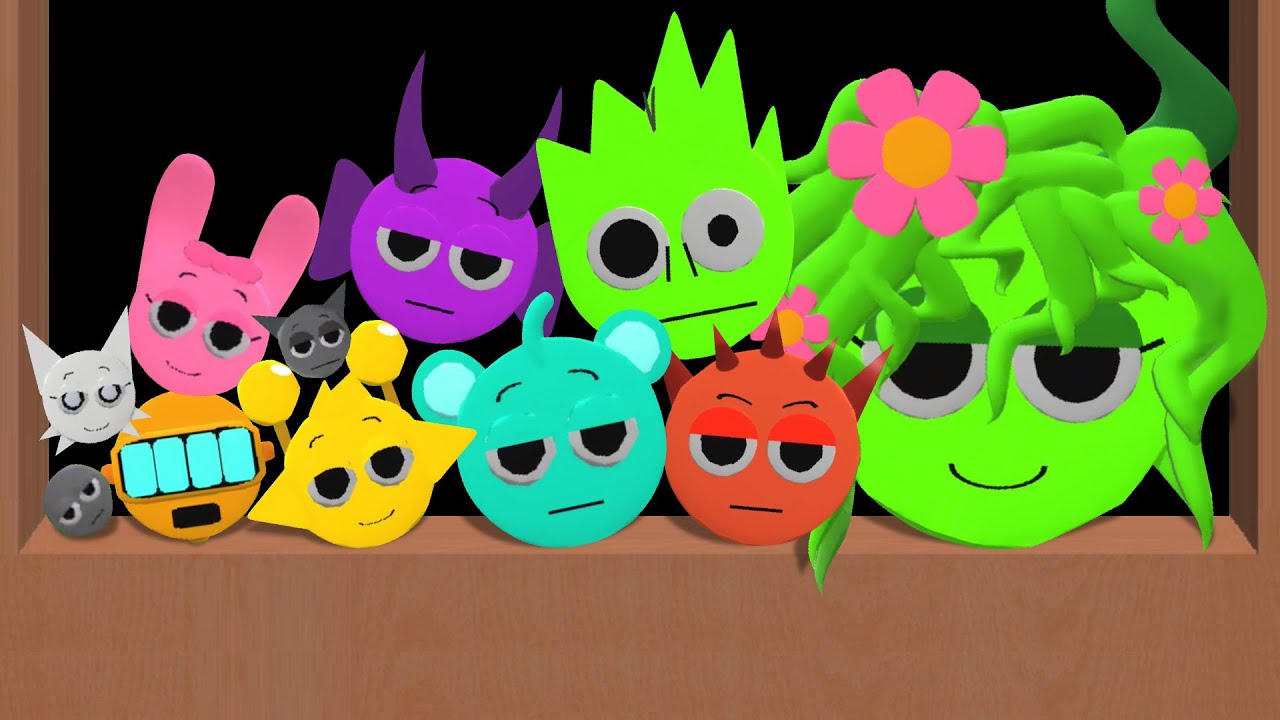 SPRUNKI MERGE: Suika Game Gameplay Walkthrough - Reaching Max Level!