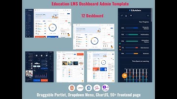LMS Dashboard Education Admin Template Bootstrap UI Kit – Eduadmin