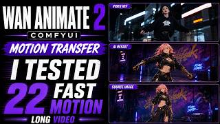 Wan Animate 2: 22-Second Fast Dance Test in ComfyUI