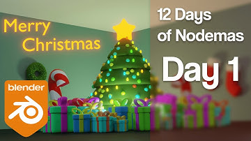 12 Days of Nodemas | Day 1 | Blender 3.0 Geometry Nodes