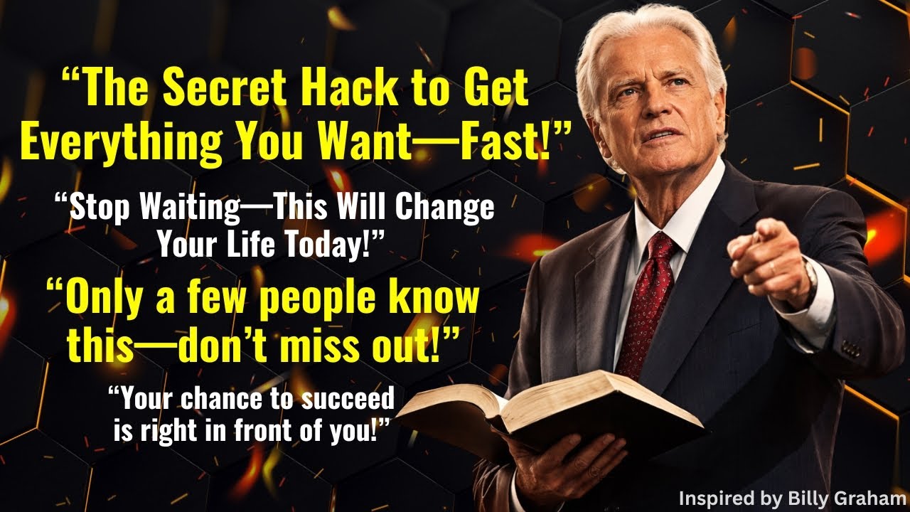 “How to Get Anything You Want in Life: The Ultimate Christian Motivation That Works | Billy Graham”