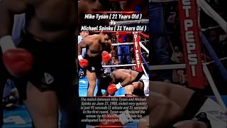 Knockout In 90 Seconds🥊🔥 Mike Tyson Vs Michael Spinks #boxing #new #knockout