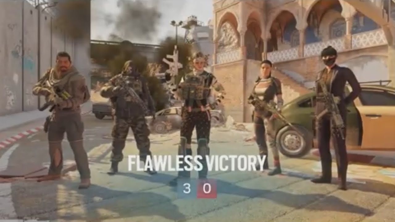 Tom Clancy's Rainbow Six Siege 6-0 All Team Work! Flawless Victory ...