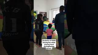hand strengthening game at KIMS Nursery and Primary School Selaiyur