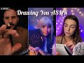 ASMR Drawing/Sketching you tingles and relief Part 2