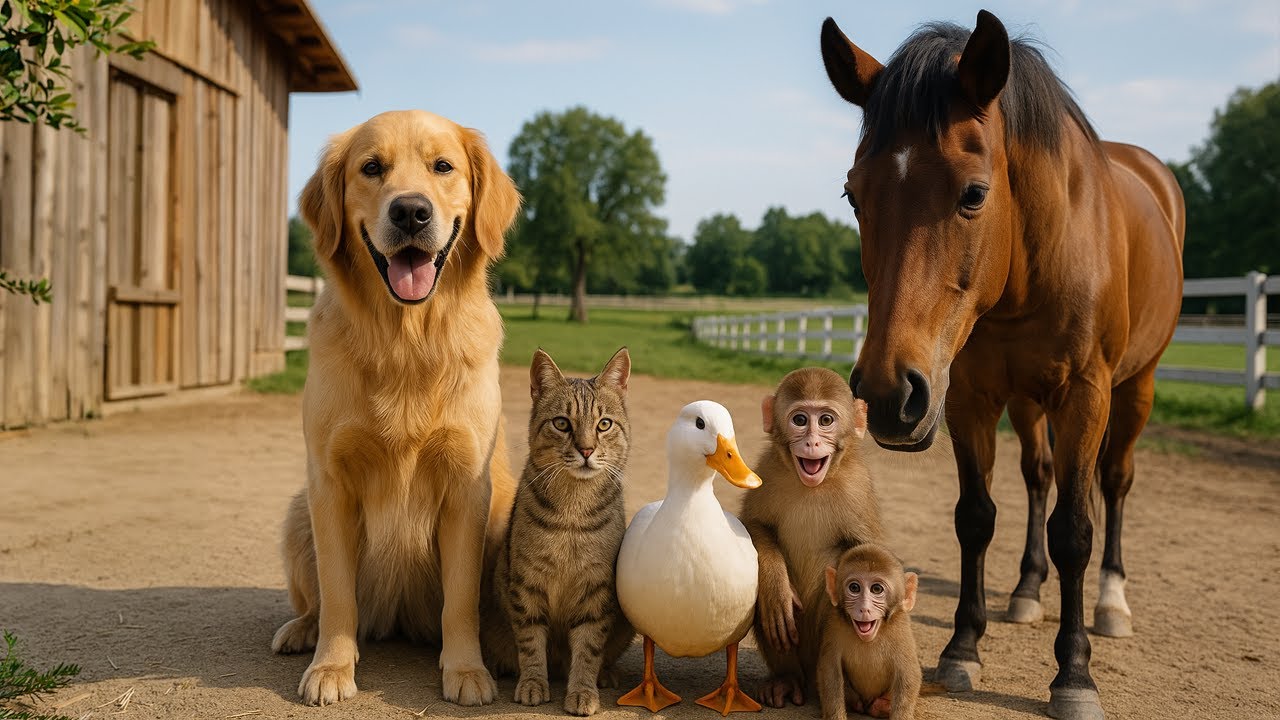 Relax with Soft Wildlife Sounds – Nature Ambience Featuring Duck, Monkey, Rabbit