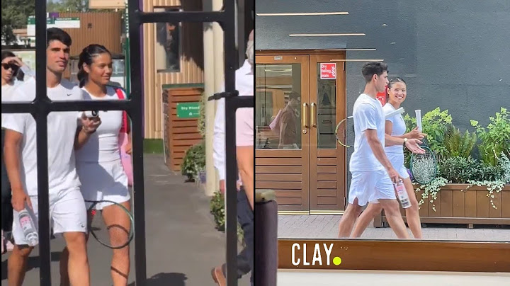 Carlos Alcaraz and Emma Raducanu spotted together ahead of Wimbledon