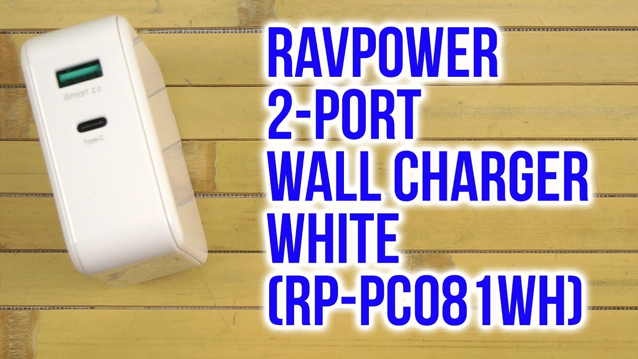 Распаковка RAVPower 2-Port Wall Charger White RP-PC081WH