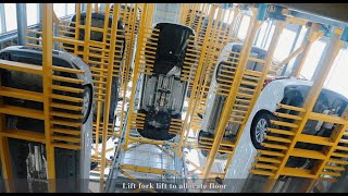 Comb type Tower parking system