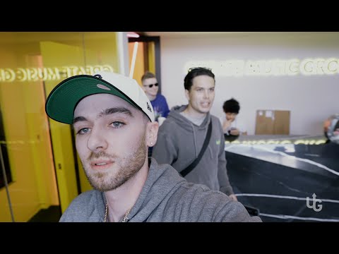 Touring a Record Label Office In Los Angeles (UG Vlog Series Ep 003)