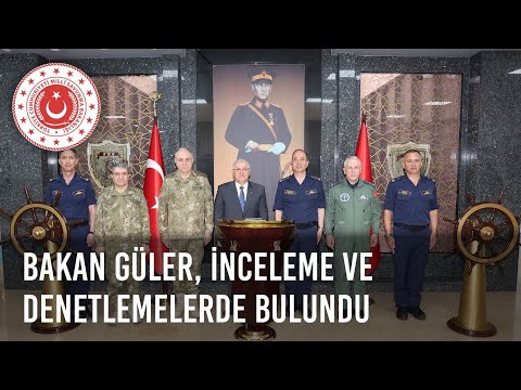 Millî Savunma Bakanı Yaşar Güler, Aksaz Deniz Üs Komutanlığında İnceleme ve Denetlemelerde Bulundu