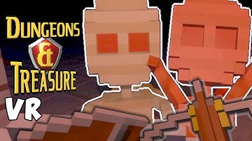 ROGUELIKE in VIRTUAL REALITY!? | Dungeons & Treasure VR (HTC Vive Virtual Reality)