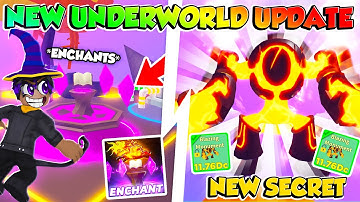 😳 I ENCHANTED ALL MY PETS And This HAPPENED *NEW RAINBOW SECRET???*11DC👀 Underworld UPD Clicker Sim