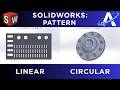 SolidWorks Pattern Tool Tutorial | Linear and Circular Patterns Explained