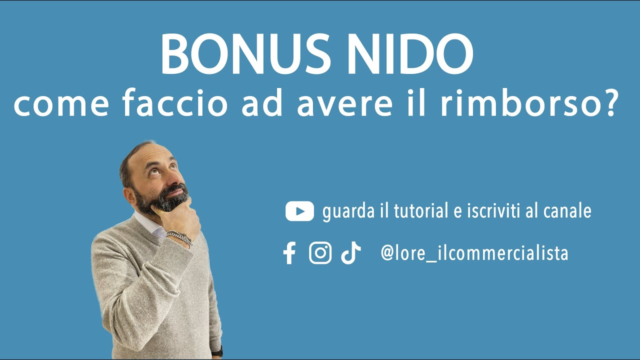 Bonus nido: come faccio ad avere il rimborso? Ecco il tutorial