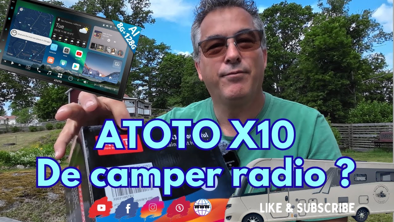 Atoto X10 de camper radio #atoto #atotodirect #atotoX10 #buildwithATOTO #ATOTOInsiderCircle