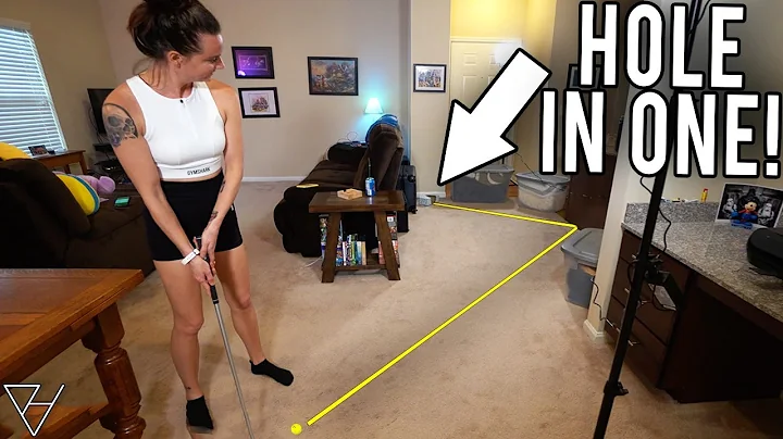 Epic Mini Golf Hole In One At Our Homemade Mini Go...