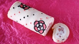 How to Make Kawaii Deco Roll Cake (Cute Swiss Roll Recipe) | OCHIKERON | Create Eat Happy :)
