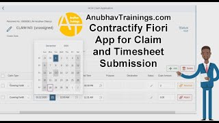Contractify Timesheet Fiori App | End to End Fiori App Development | Freelancing Fiori App projects screenshot 3