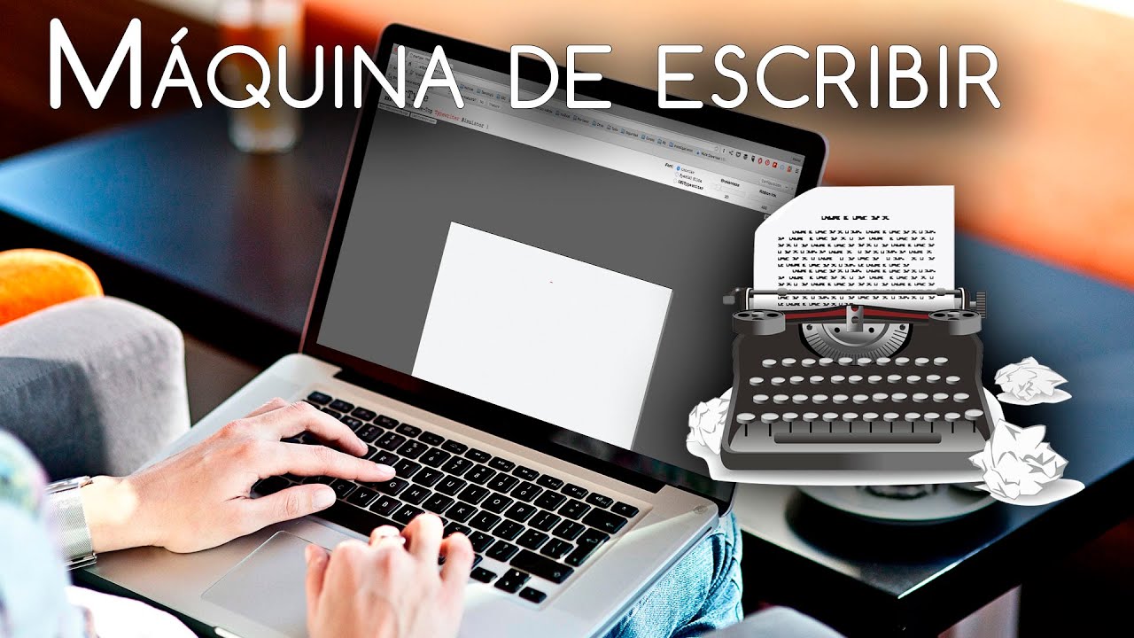 Cómo simular una máquina de escribir 