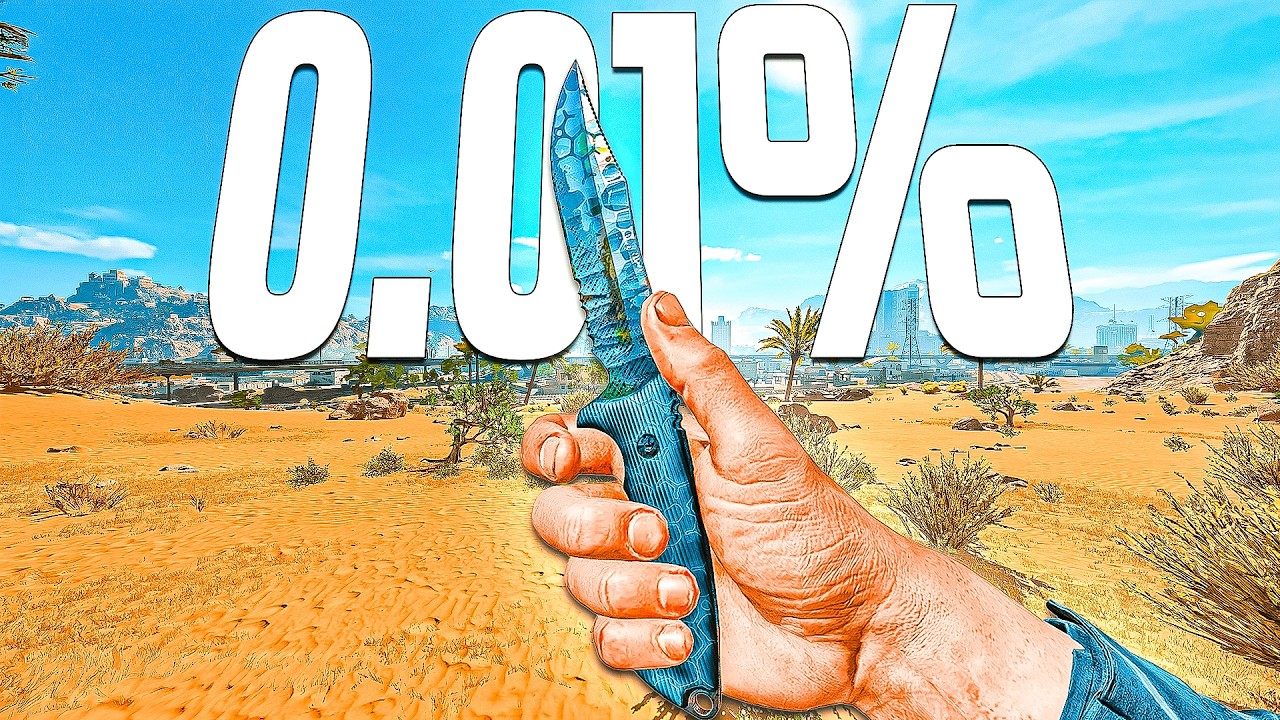 i unlocked dmz’s rarest item with a knife only