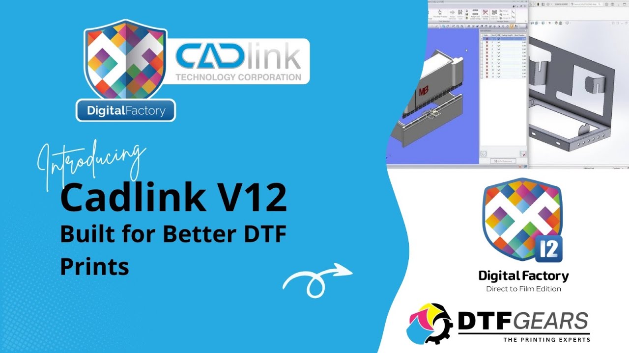 Introducing CADlink Digital Factory V12 Built for better DTF Prints - DTF Gears