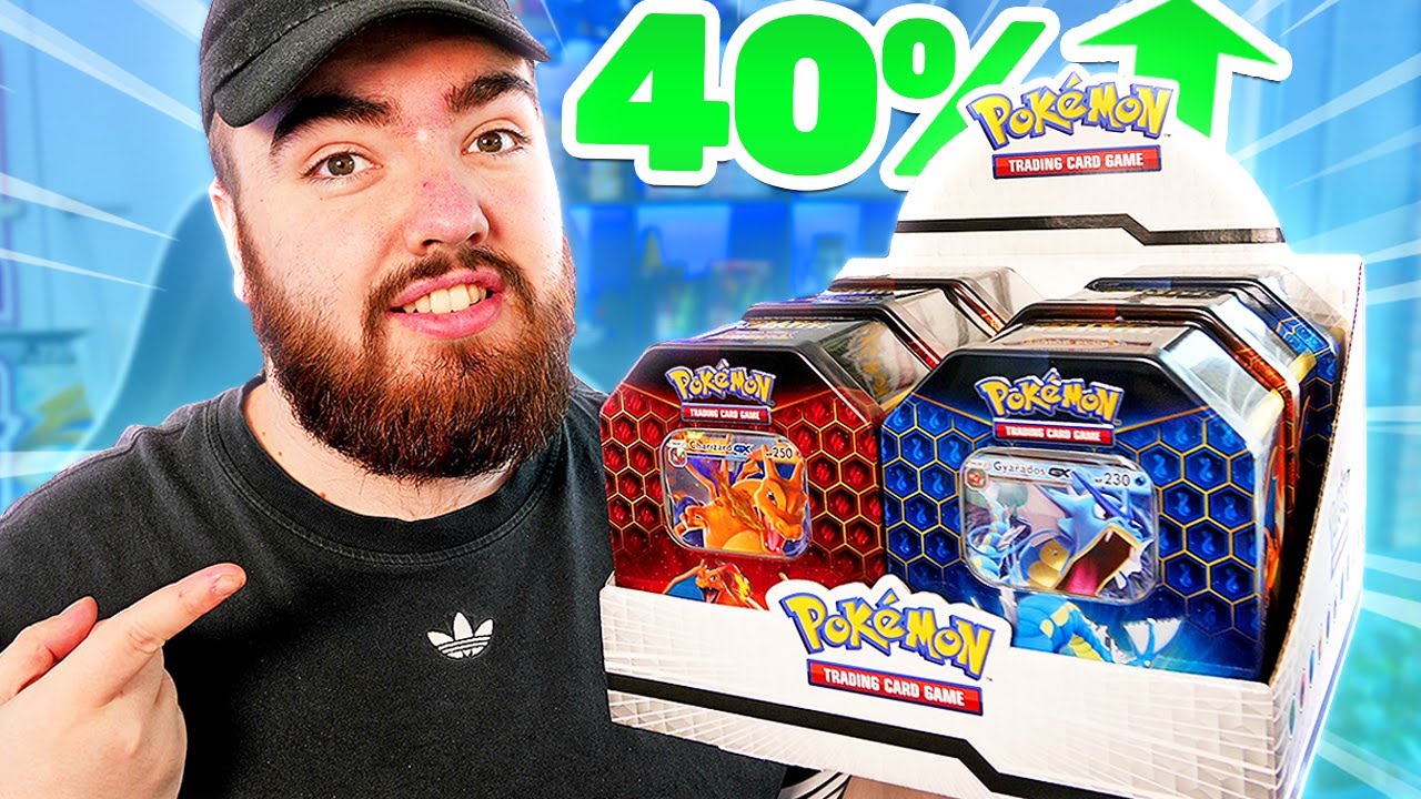 Can you make PROFIT on Pokemon Hidden Fates Tins?