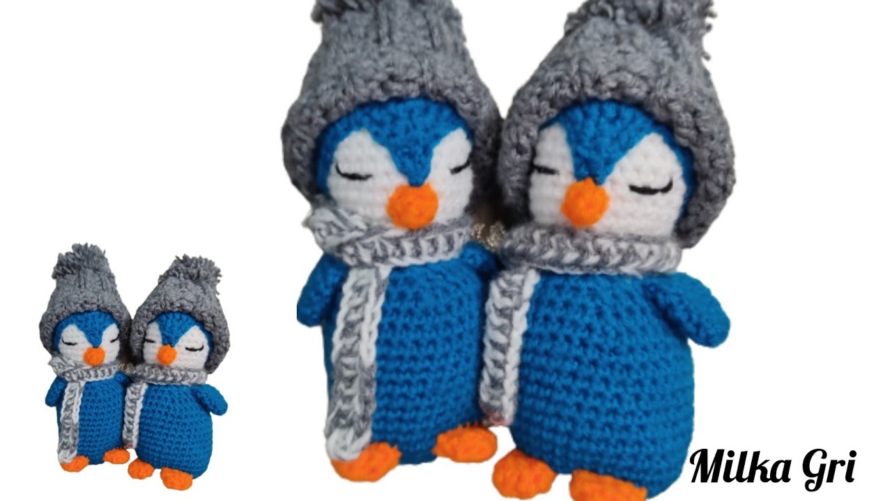 Amigurumi Πιγκουίνος μέρος 2 - amigurumi penguin part 2