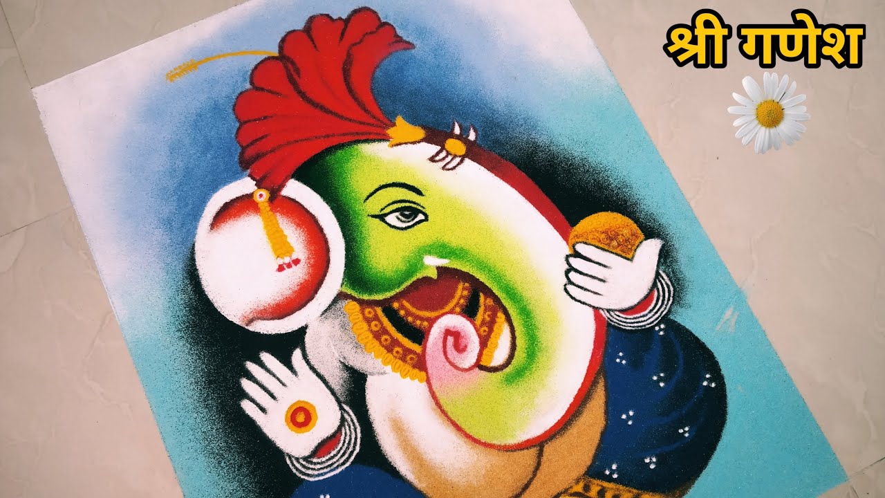 Cute Ganpati Bappa painting For more followe me @gaurav__art45  #drawingexpression #kerala_artists_ #art #a rtis_ts_everywhere #indianart…  | Instagram