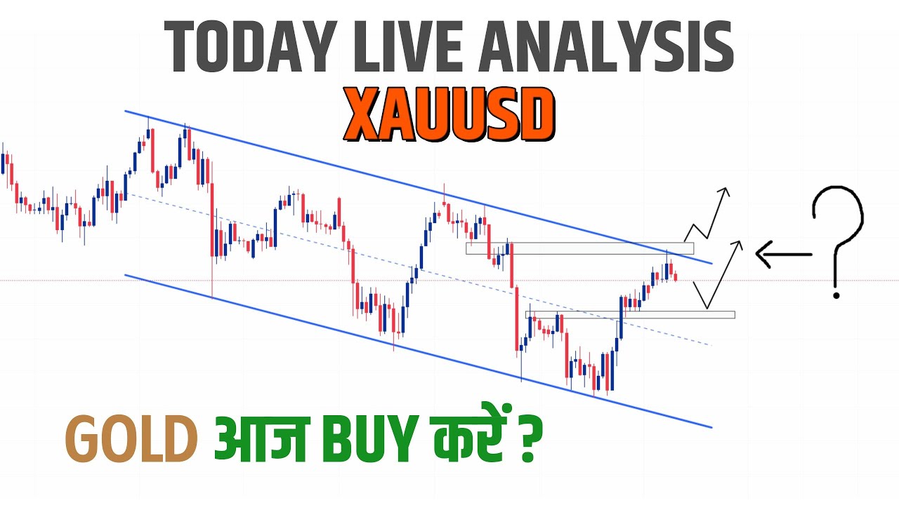 Today Live Analysis XAUUSD GOLD || Today Forecast Gold in Hindi ...